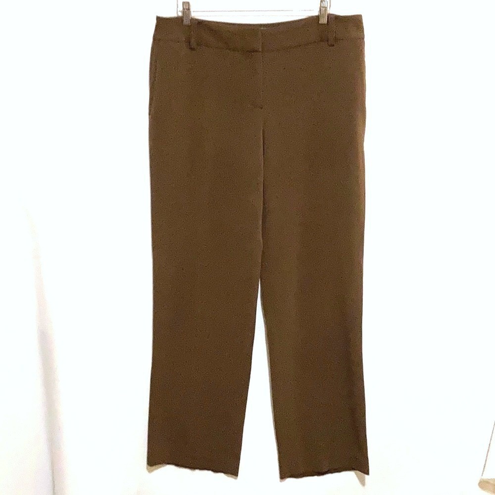 Liz Claiborne Sloan Straight Leg Trousers Slacks Career Pants Womens Size 12
